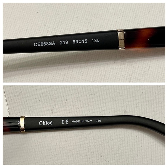 NWT Chloé Tortoise Cat Eye Ce668sa 219 Sunglasses - Picture 9 of 11